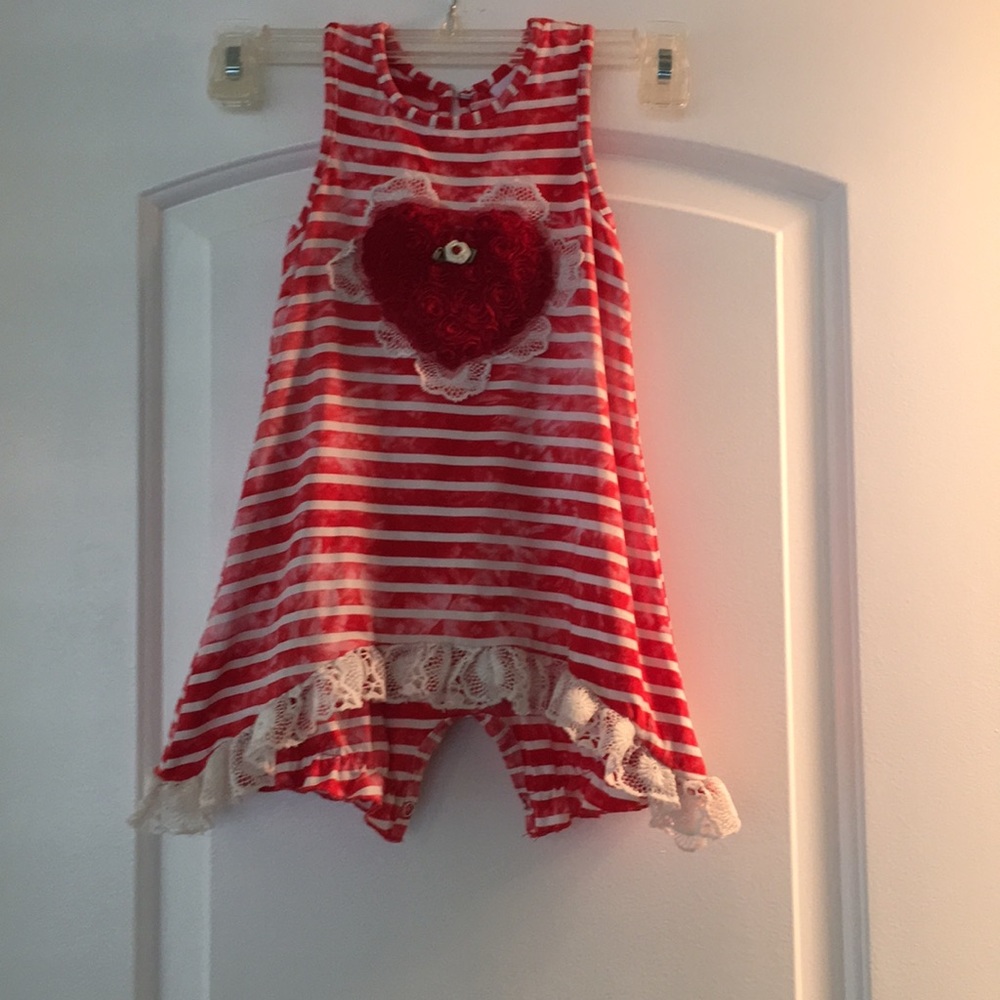 Heart Valentine’s Day ROMPER